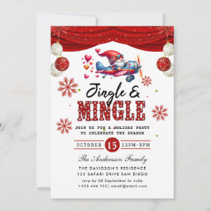Jingle & Mingle Holiday Party Invitation