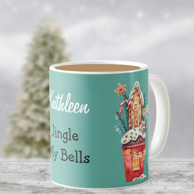 Jingle My Bells Magical House Illustration 11oz Coffee Mug (Creator Uploaded)