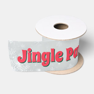 Jingle Paws and Boxer Dog Joy Satin Ribbon