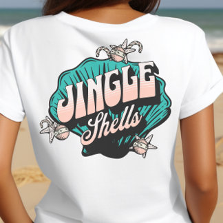 Jingle Shells - Christmas Vintage Beach T-Shirt