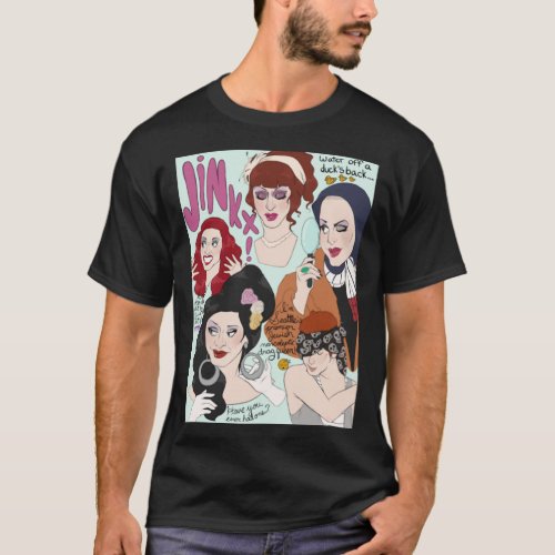 Jinkx monsoon art    T_Shirt