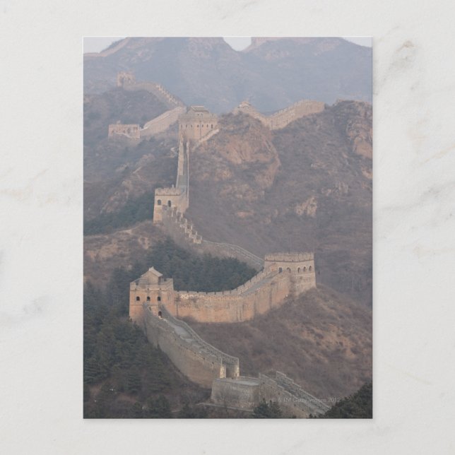 Jinshanling section, Great Wall of China Postcard (Front)