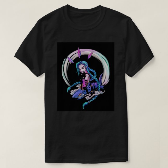 Jinx Arcane Pop Poster.png T-Shirt (Design Front)