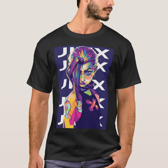 Jinx Arcane    T-Shirt (Front)