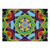 Jinx Kaleidoscope Greeting Card (Front Horizontal)