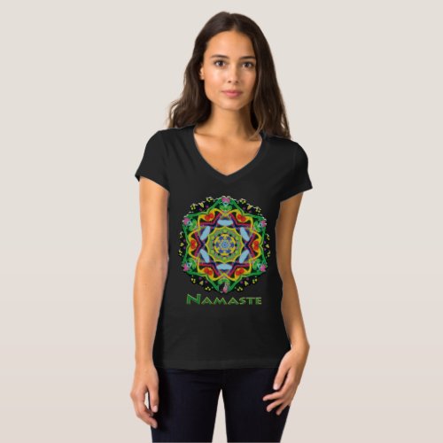 Jinx Namaste Kaleidoscope T_shirt