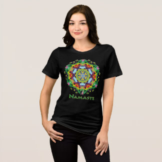 Jinx Namaste Kaleidoscope T-shirt Tri-Blend Shirt