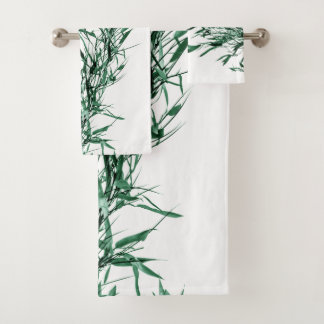 Jitaku Green Bamboo Bath Towel Set