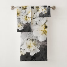 Jitaku Plum Blossom Bath Towel Set