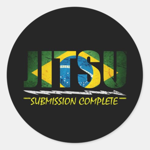 Jitsu _ BJJ Submission Complete Sticker