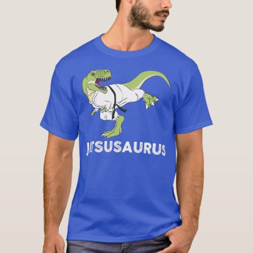 Jitsusaurus Jiujitsu Martial Arts Dino Gift  T_Shirt