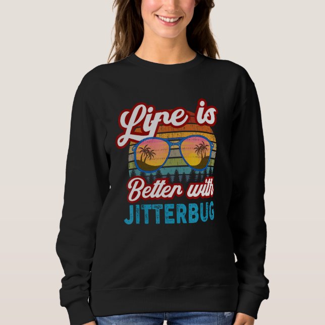 Jitterbug Dancers  With Jitterbug Sweatshirt (Front)