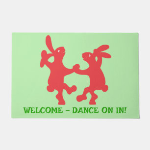 Jitterbug Rabbits Doormat