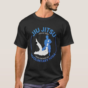 Jiu Jitsu 柔術 Sport 1882 Involuntary Yoga Men Women T-Shirt