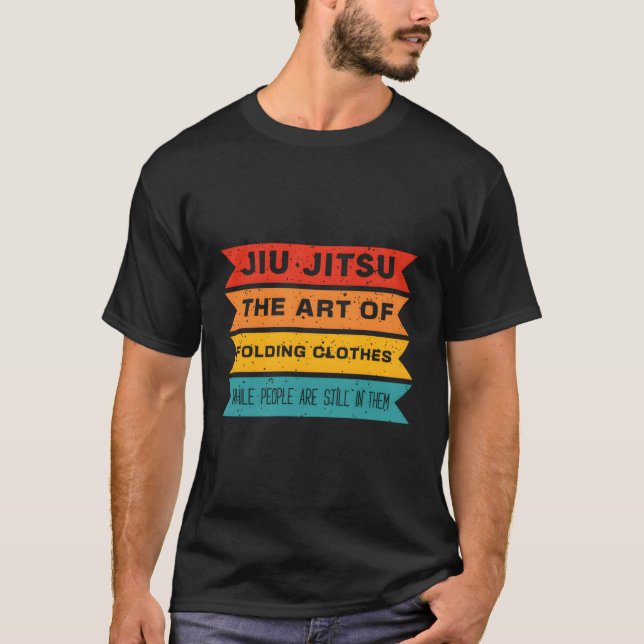 Jiu Jitsu Art Of Folding Jujitsu T-Shirt (Front)