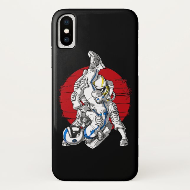 Jiu-Jitsu Astronauts Case-Mate iPhone Case (Back)