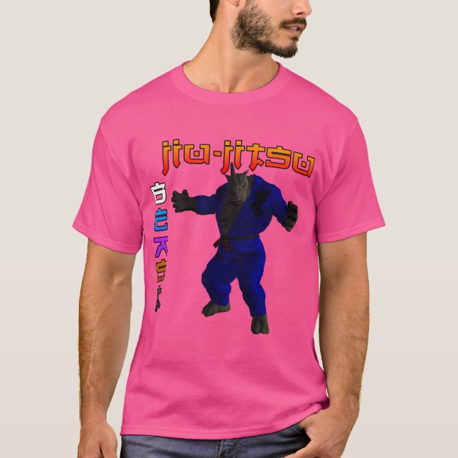 Jiu-Jitsu Beast Rhino T-Shirt (Front)