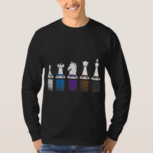 Jiu jitsu Belt Rank Chess Vintage BJJ T_Shirt