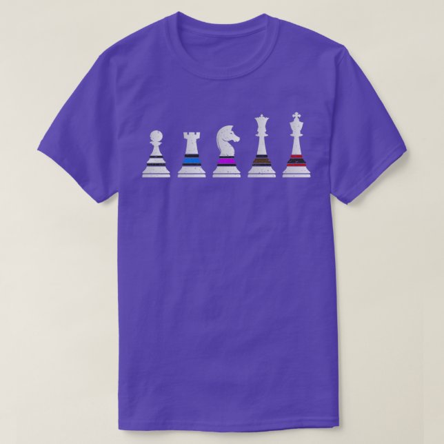Jiu Jitsu BJJ Chess Belts Jiu Jitsu Distressed Lig T-Shirt (Design Front)