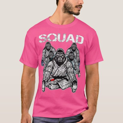 Jiu Jitsu BJJ Gorilla Squad T_Shirt