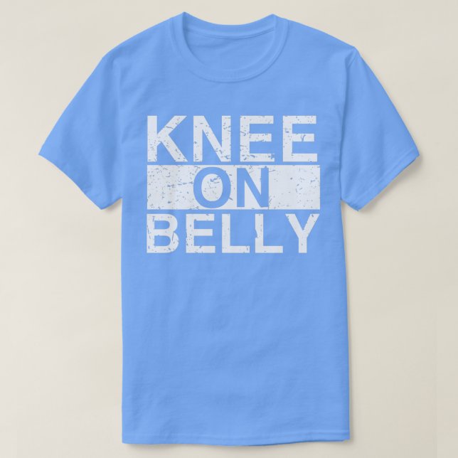 Jiu Jitsu BJJ Knee On Belly Light T-Shirt (Design Front)