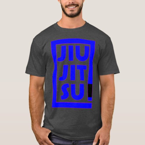 Jiu Jitsu Blue Belt Design T_Shirt