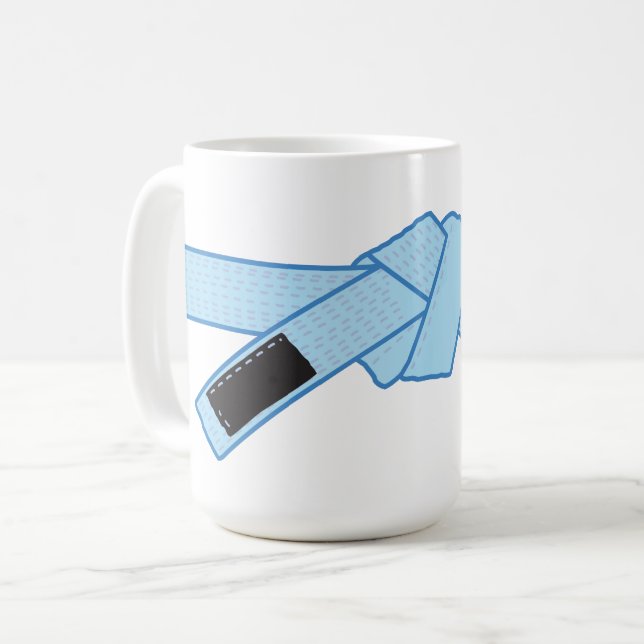 Jiu-jitsu bluebelt mug (Front Left)