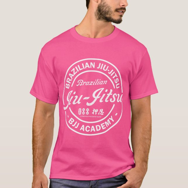 Jiu Jitsu - Brazilian Jiu Jitsu Oss Mma Gym T-Shirt (Front)