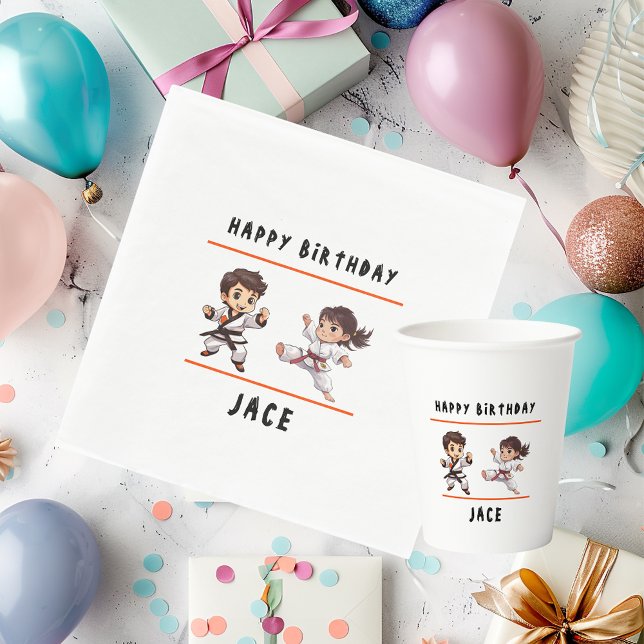 Jiu Jitsu Champ Birthday Party Paper Cup (Creator Uploaded)