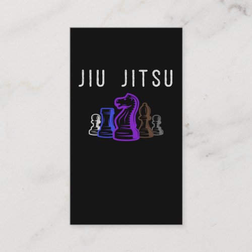 Jiu Jitsu Chess Player BJJ Training Business Card