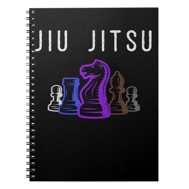 Jiu Jitsu Chess Player BJJ Training Notebook (Front)
