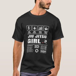 Jiu Jitsu - Cute Brazilian Jiu Jitsu Girl Womens T-Shirt