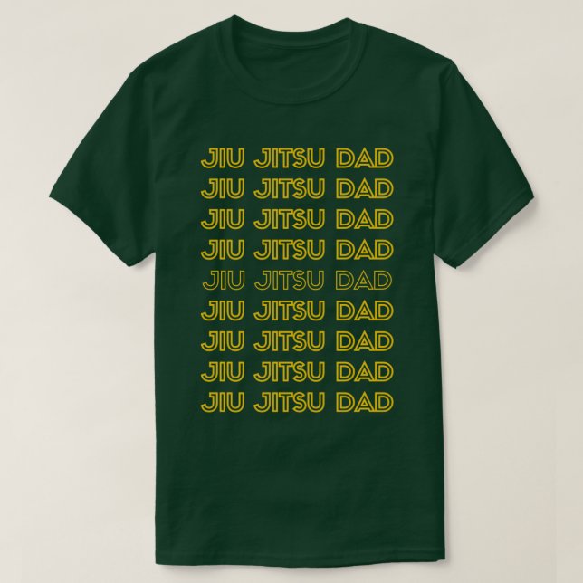 Jiu Jitsu Dad 1 T-Shirt (Design Front)