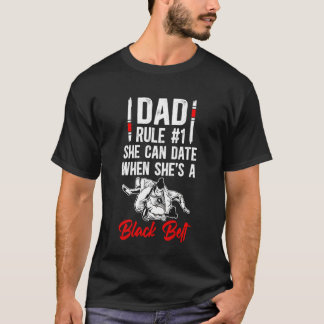 Jiu-Jitsu Dad Funny BJJ Father Jiu-Jitsu Fighter D T-Shirt