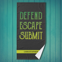 Jiu Jitsu Defend Escape Submit Personalized