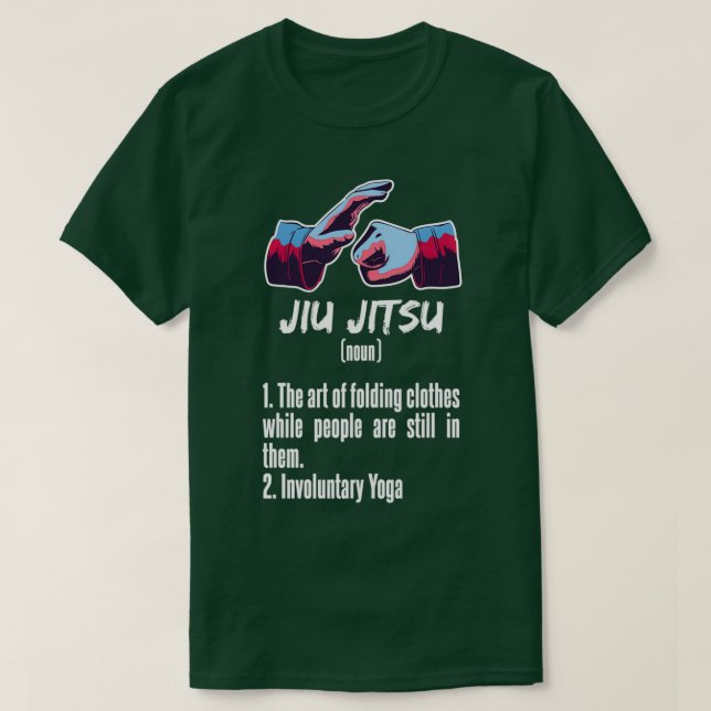 Jiu Jitsu Definition Funny BJJ Fighter Gift T-Shirt (Design Front)