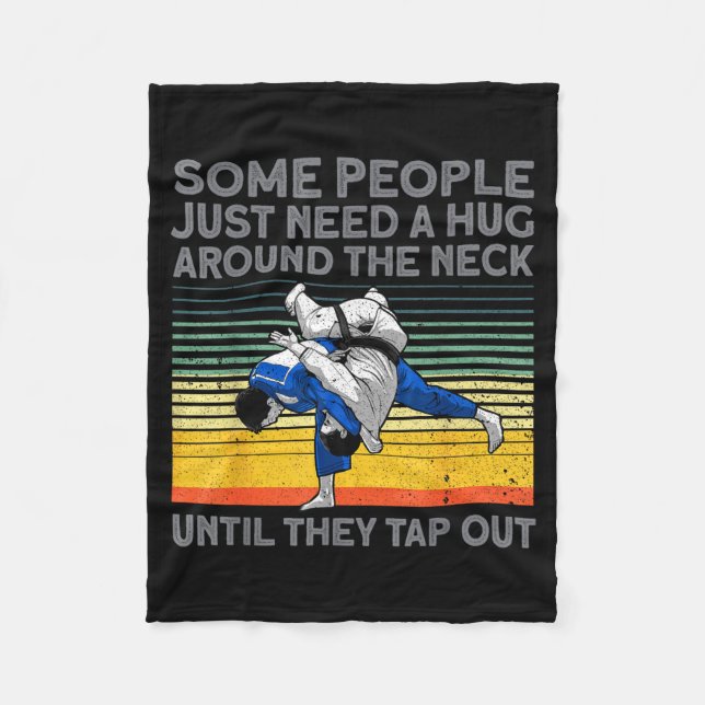 Jiu Jitsu Design For Men Women Kids Bjj Brazilian  Fleece Blanket (Front)
