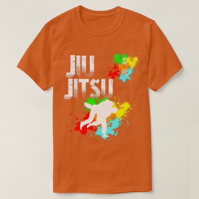 Jiu Jitsu Evolution 7 T-Shirt (Design Front)