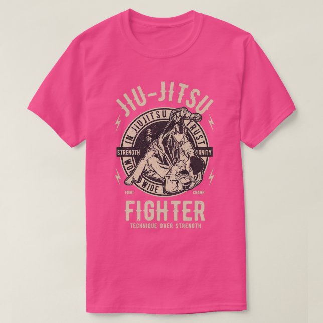 Jiu Jitsu Fighter BJJ fighter T-Shirt (Design Front)