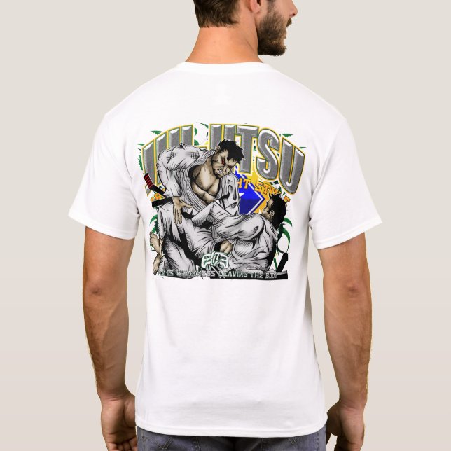Jiu-Jitsu Flags T-Shirt (Back)
