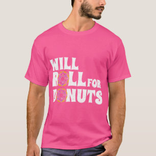 Jiu Jitsu Funny Will Roll For Donuts Bjj T Shirt