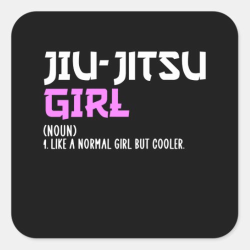 jiu_jitsu girl square sticker