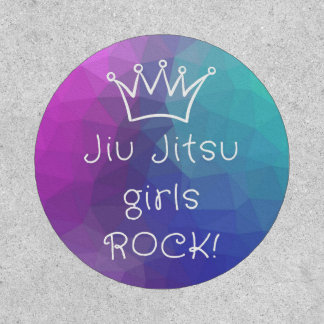 Jiu Jitsu Girls Rock!  3x3"  Patch