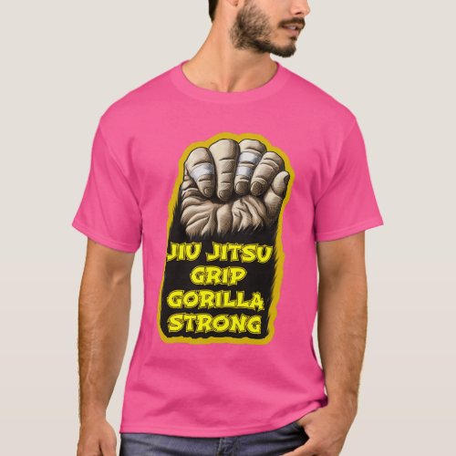 Jiu Jitsu grip Gorilla Strong killer grip 1 T_Shirt