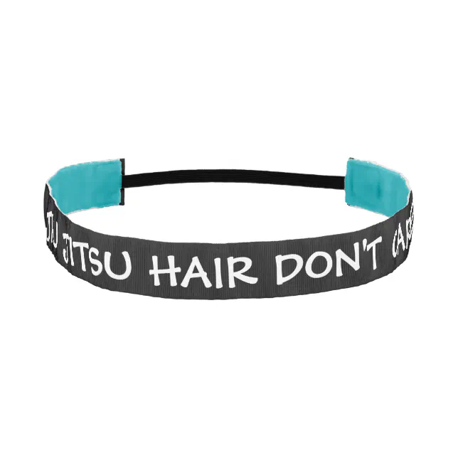 Jiu Jitsu Hair Don't Care Athletic Headband Zazzle