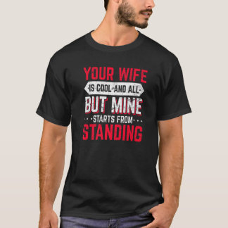 Jiu Jitsu Husband BJJ Jiu Jitsu My Wife is Cooler T-Shirt
