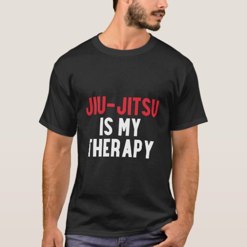 Jiu_Jitsu Is My Therapy Long Sleeve Shirt