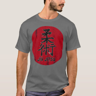 Jiu Jitsu Japanese Kanji BJJ MMA T-Shirt