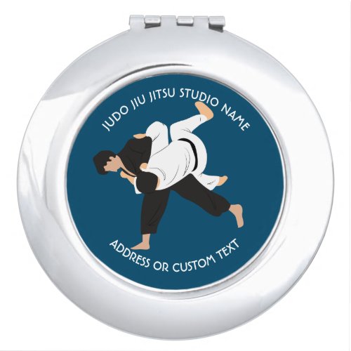 Jiu Jitsu Judo Martial Arts Studio Compact Mirror