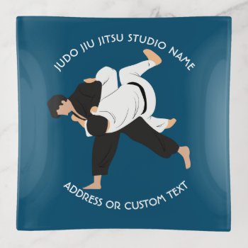 Jiu Jitsu Judo Martial Arts Studio Trinket Tray by HumusInPita at Zazzle